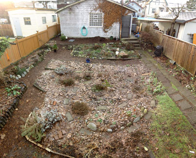 (garden panorama, facing south)